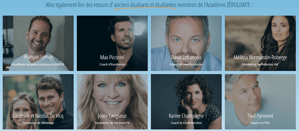 zerolimite eleves coaching